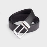  Thắt lưng Lata (Thời trang nam - Dây nịt da thật TL296D315) màu đen 