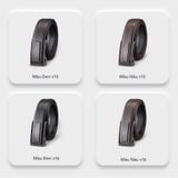  Thắt lưng nam Lata ( Da thật cao cấp TL316D416 )- màu đen 