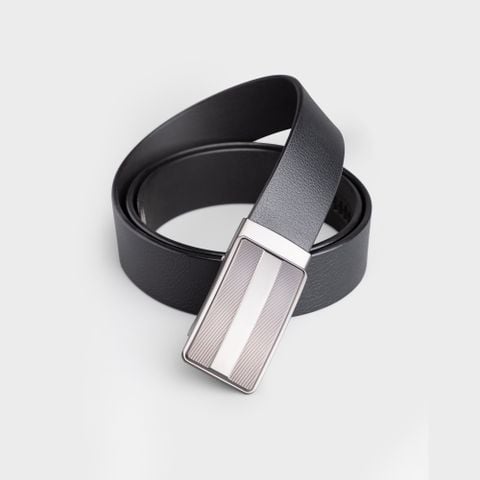  Thắt lưng nam Lata ( Da thật cao cấp TL321 ) - màu đen 