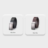  Thắt lưng nam Lata ( Da thật cao cấp TL321 ) - màu đen 