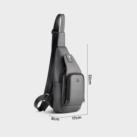 Balo Lata (Thời trang nam đa năng - Balo đeo chéo da BALC30)