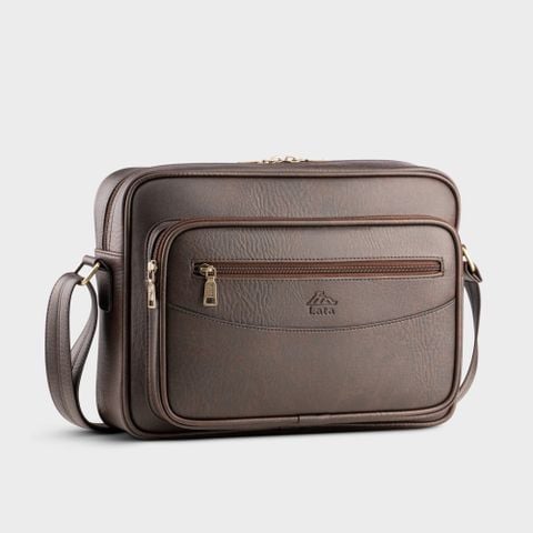 Túi Lata (Thời trang nam công sở dáng ngang - Túi đeo chéo da TN33)