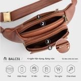  Balo Lata (Thời trang nam đa năng - Balo đeo chéo da BALC31) 