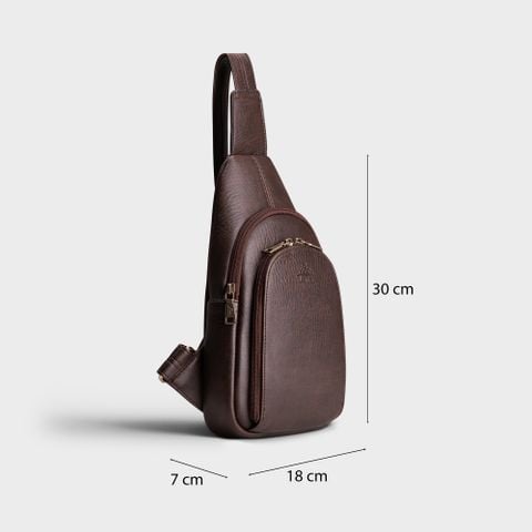 Balo Lata (Thời trang nam đi chơi - Balo đeo chéo da BALC28)