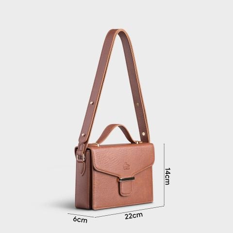 Túi Lata (Thời trang nữ đi chơi size 22 - Túi đeo chéo da HN109)