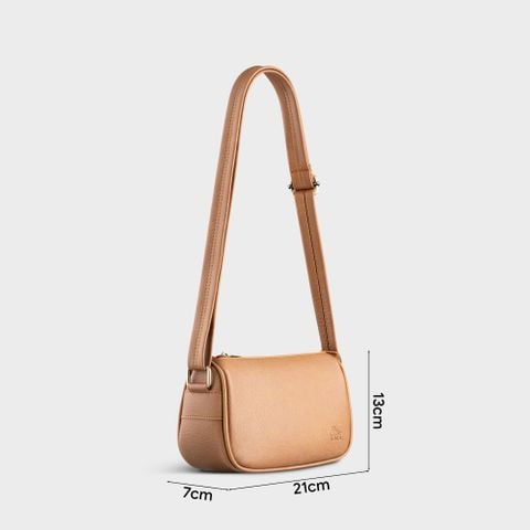 Túi Lata (Thời trang nữ đi chơi size 21 - Túi đeo chéo da HN119)