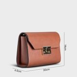  Túi Lata (Thời trang nữ đi chơi size 20 - Túi đeo chéo da HN100) 