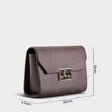  Túi Lata (Thời trang nữ đi chơi size 20 - Túi đeo chéo da HN100) 