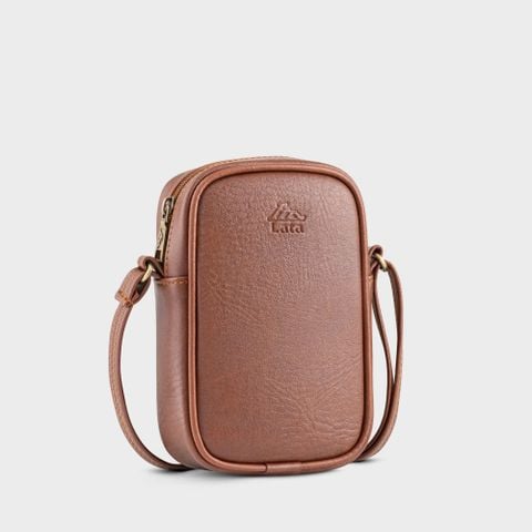 Túi Lata (Thời trang nữ đựng điện thoại basic - Túi đeo chéo da HN124)