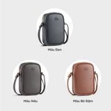  Túi Lata (Thời trang nữ  đựng điện thoại basic - Túi đeo chéo da HN124) 