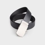  Thắt lưng Lata (Thời trang nam - Dây nịt da thật TL324) màu đen 