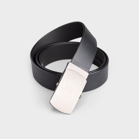  Thắt lưng Lata (Thời trang nam - Dây nịt da thật TL324) màu đen 