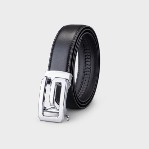  Thắt lưng nam Lata ( Da thật cao cấp TL307D415 ) màu đen 