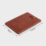  Ví nam da bò Lata (Thời trang nam đựng namecard - Ví da thật LVN77) 