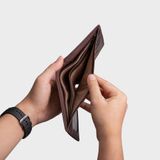  Ví nam da bò Lata (Thời trang nam - Ví da thật LVN68) 