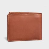  Ví nam da bò Lata (Thời trang nam - Ví da thật LVN69B) màu bò 