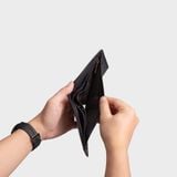  Ví nam da bò Lata (Thời trang nam - Ví da thật LVN69D) màu đen 