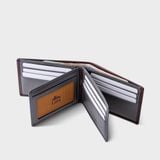  Ví nam da bò Lata (Thời trang nam - Ví da thật LVN80) 