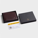  Ví nam da bò Lata (Thời trang nam - Ví da thật LVN80) 