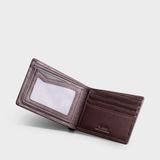  Ví nam da bò Lata (Thời trang nam gấp 2 dáng ngang - Ví da thật LVN98) 