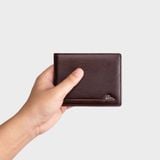  Ví nam da bò Lata (Thời trang nam gấp 2 dáng ngang - Ví da thật LVN98) 