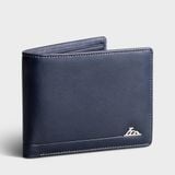  Ví nam da bò Lata (Thời trang nam gấp 2 dáng ngang - Ví da thật LVN98) 
