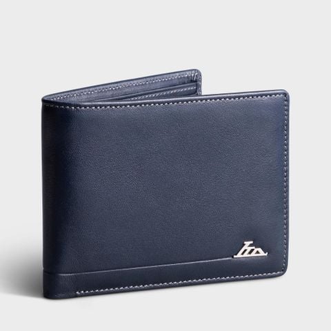 Ví nam da bò Lata (Thời trang nam gấp 2 dáng ngang - Ví da thật LVN98)