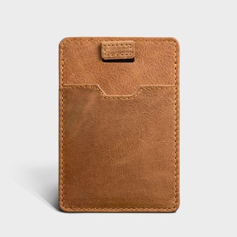 Ví nam da bò Lata ( Thời trang nam đựng namecard - Ví da thật LVN76BN) màu bò nhạt