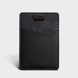  Ví nam da bò Lata ( Thời trang nam đựng namecard - Ví da thật LVN76D) màu đen 