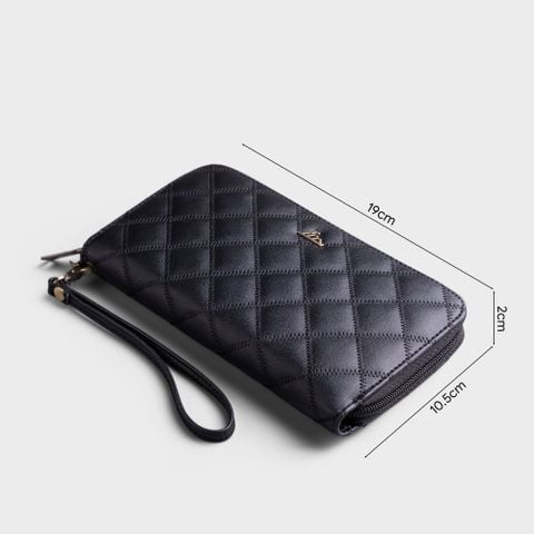 Ví Lata (Thời trang nữ dáng cầm tay dáng dài - Ví da VN73)