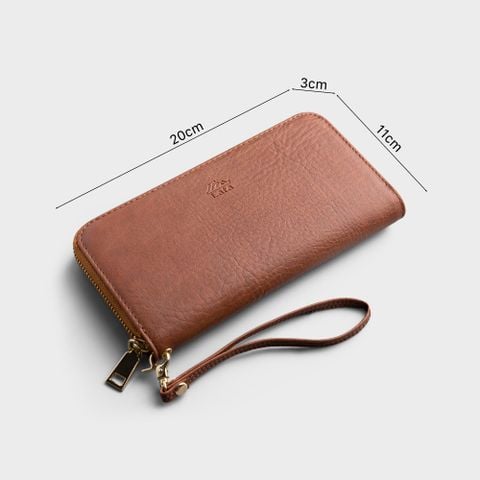 Ví Lata (Thời trang nữ dáng cầm tay dáng dài - Ví da VN57)