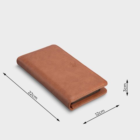 Ví Lata (Thời trang nữ kiểu cầm tay dáng dài - Ví da VN44)