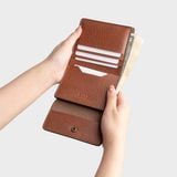  Ví Lata (Thời trang nữ cầm tay gập 3 mini - Ví da VN81) 