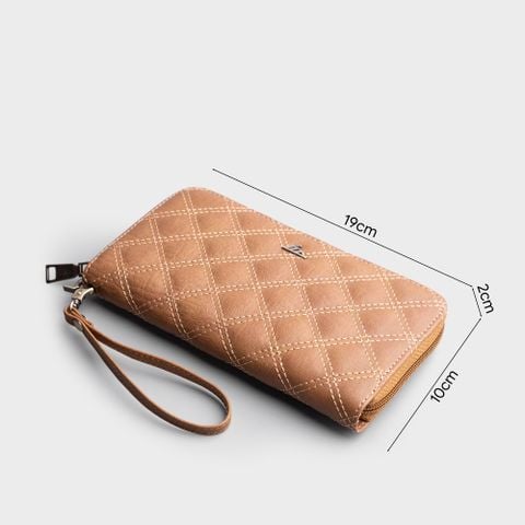 Ví Lata (Thời trang nữ dáng cầm tay dáng dài - Ví da VN59)