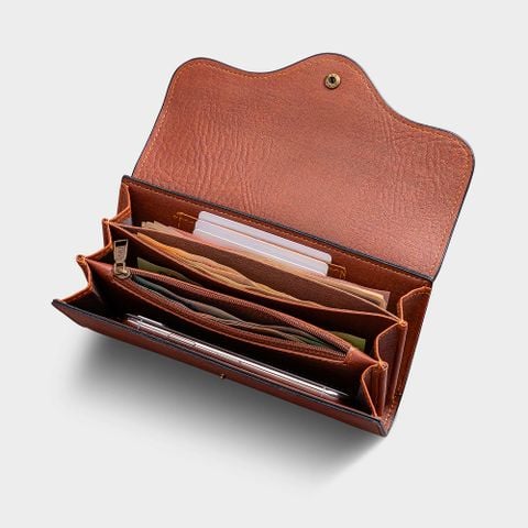 Ví Lata (Thời trang nữ kiểu cầm tay dáng dài - Ví da VN51)