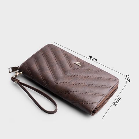 Ví Lata (Thời trang nữ dáng cầm tay dáng dài - Ví da VN61)