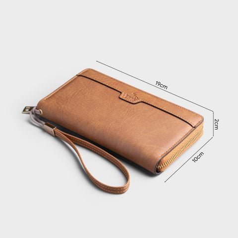 Ví Lata (Thời trang nữ dáng cầm tay dáng dài - Ví da VN60)