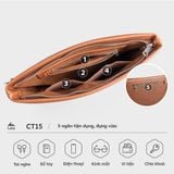  Ví Lata (Thời trang nam cầm tay - Ví da nam CT15) 
