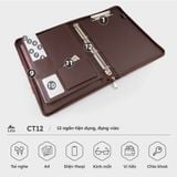  Ví Lata (Thời trang nam đựng tài liệu A4 - Ví da CT12) 