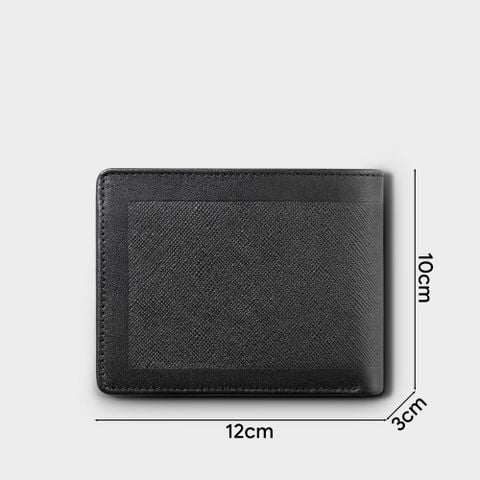 Ví nam da bò LATA (Thời trang nam - Ví da bò thật cao cấp LVN130)