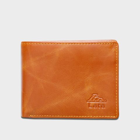Ví nam da bò Lata (Thời trang nam - Ví da thật LVN58B) màu bò