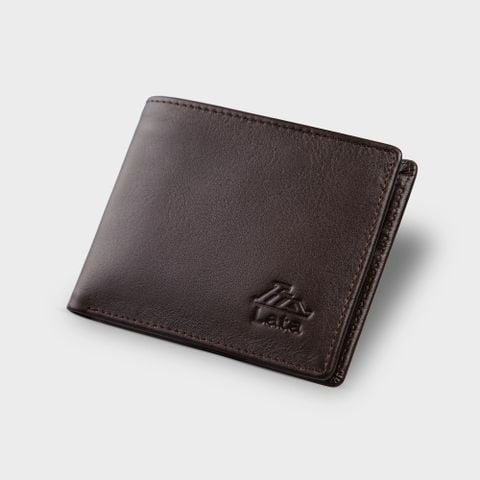 Ví nam da bò Lata (Thời trang nam - Ví da thật LVN60ND) màu nâu đen