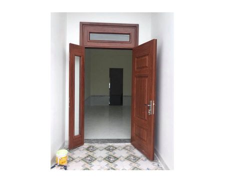 Cửa Thép Vân Gỗ 2 Cánh Lệch Koffmann