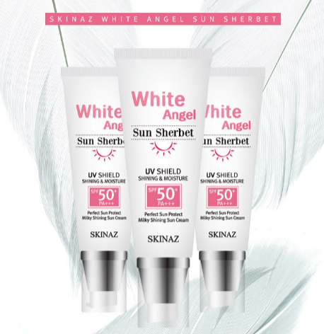 Kem chống nắng Skinaz cao cấp White Angel Sun Sherbet Skinaz Hàn Quốc SPF 50 +, PA +++