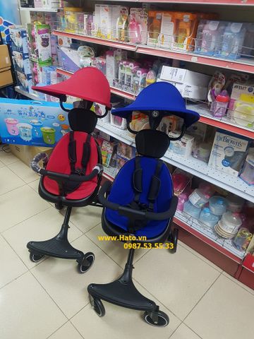 Xe đẩy Baobaohao V3 có đệm, mái che.