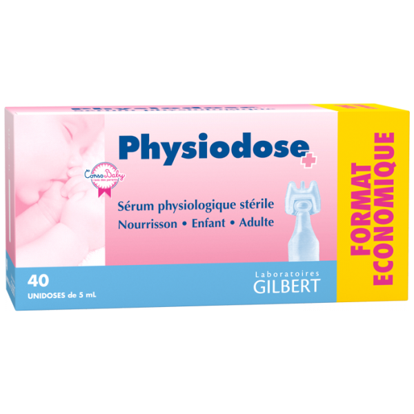 Nước muối biển Physiodose (40 ống)