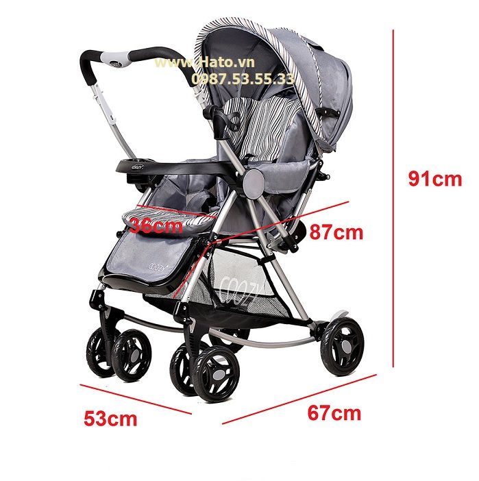 XE ĐẨY COOZY ARIEL 126 ( xe đẩy bập bênh)