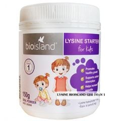 BỘT BỔ SUNG LYSINE BIOISLAND GIAI ĐOẠN 1 ( 4 TUẦN - 5 TUỐI )