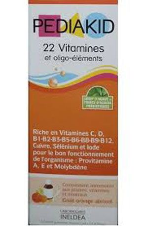 PEDIAKID 22 VITAMINES CỦA PHÁP CHO TRẺ TỪ 6 THÁNG TRỞ LÊN