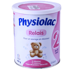 Sữa bột Physiolac số 2 của pháp - 400g (6 - 12 tháng)